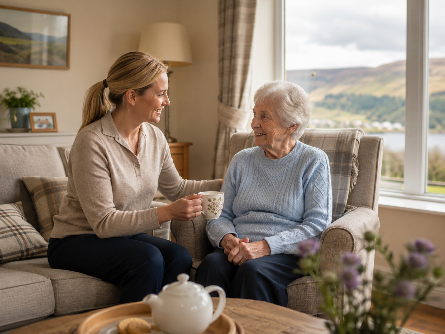 Care at home support in Scotland